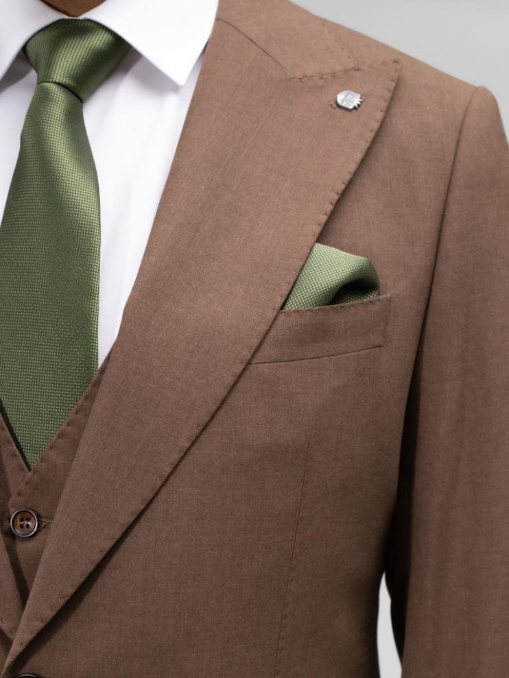 Костюм MAZALTOVMAN 3-ка премиум Коричневый