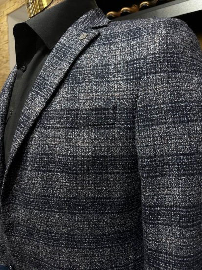 Пиджак VAL Серый в клетку