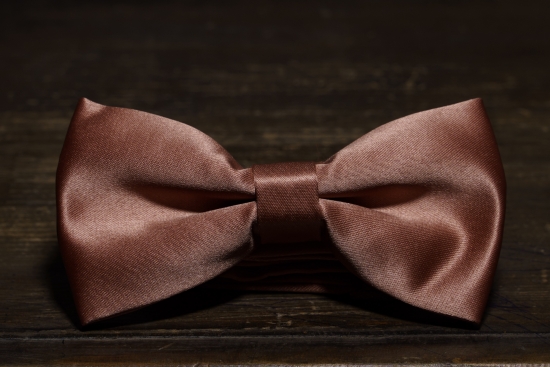 Галстук-бабочка Светло-коричневая