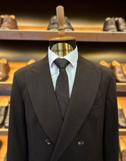 Костюм РБР 2-ка Двубортный Темно-коричневый