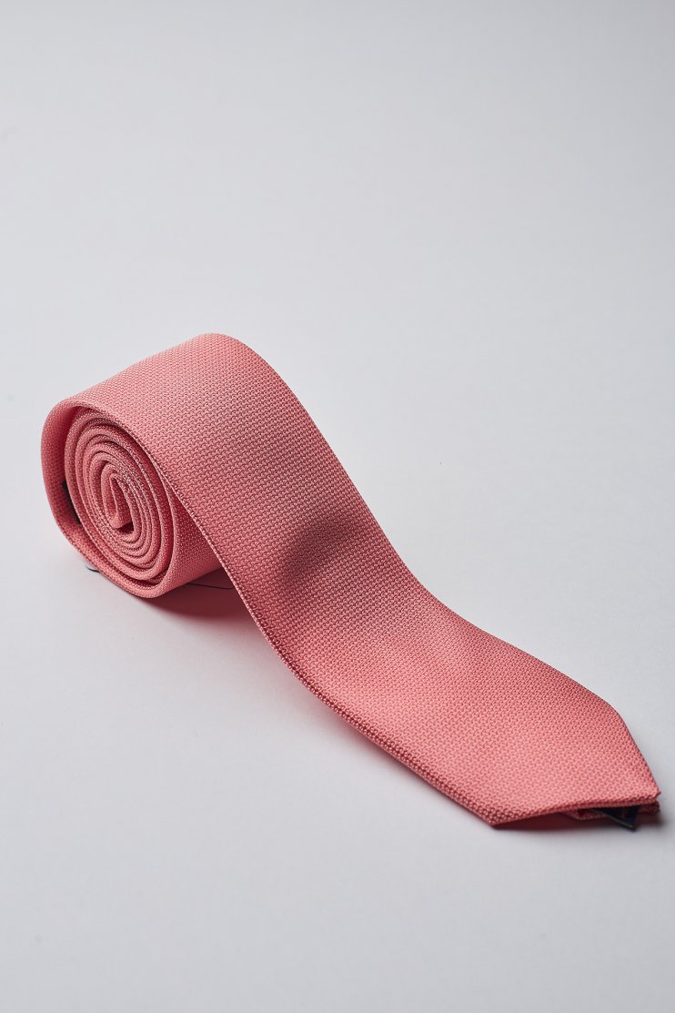 Мужской галстук Розовый фактурный