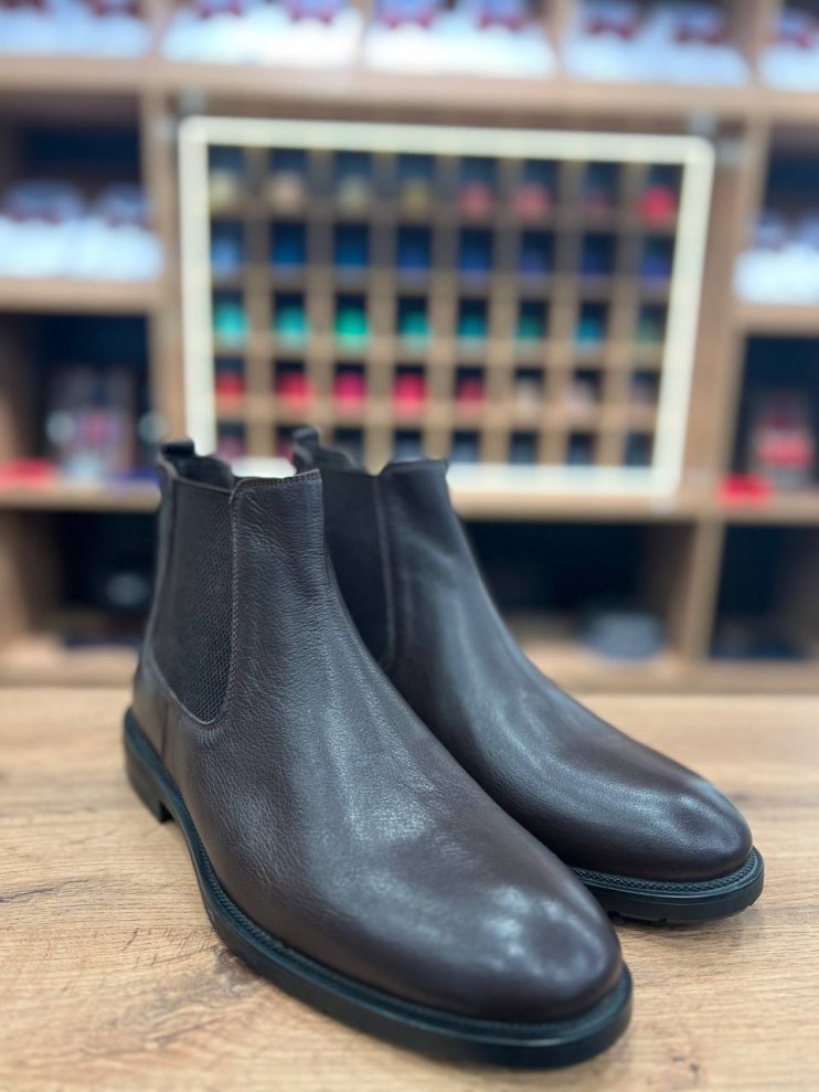 Челси MAZALTOVMAN Коричневые кожаные