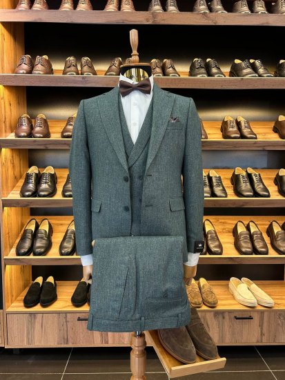 Костюм MAZALTOVMAN 3-ка премиум Зеленый фактурный