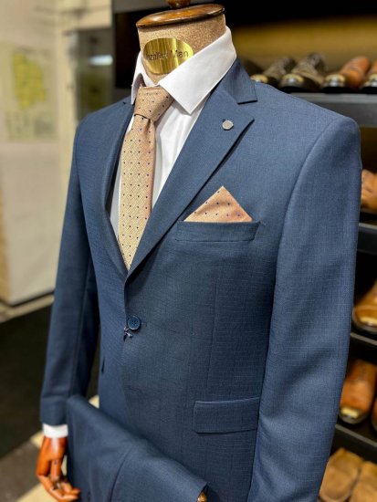 Костюм MAZALTOVMAN 2-ка Синий фактурный